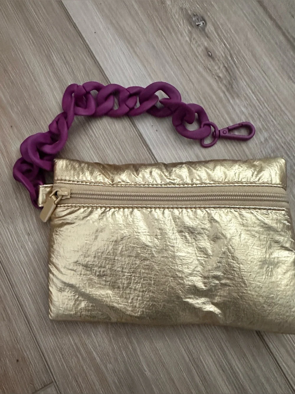 Kika Vargas x Target Metallic Puffer Tote with Mini Bag